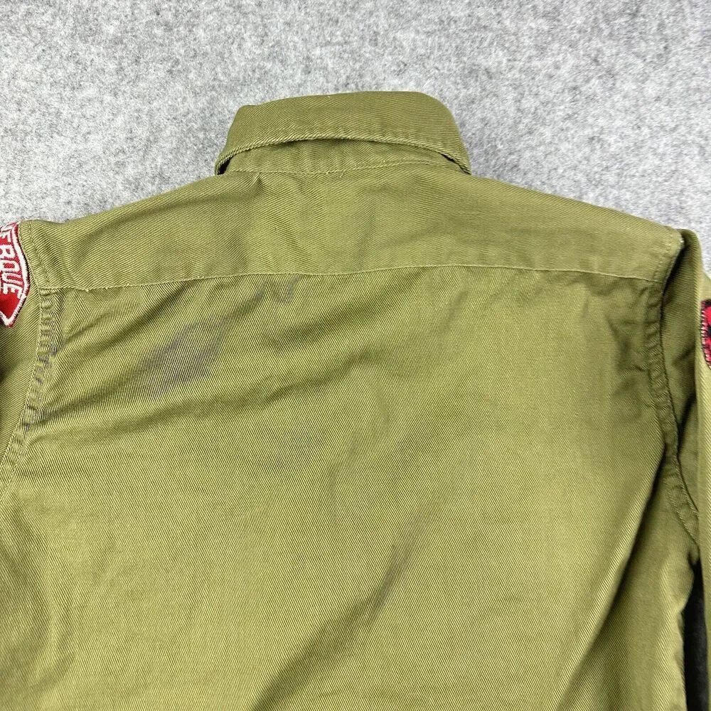 VTG BSA Boy Scouts of America Uniform Shirt Sanforized Boys 12 Regular 50s 60s* - Picture 8 of 13